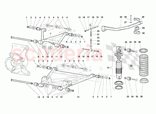 Part Diagram for Lamborghini 008401235