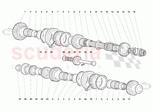 Part Diagram for Lamborghini 008253003