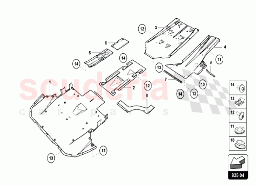Part Diagram for Lamborghini 470801383A