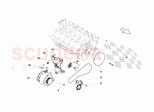 Part Diagram for Lamborghini 07L903805S