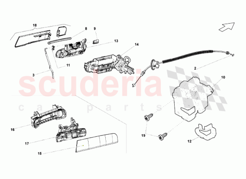 Part Diagram for Lamborghini 4B0839885