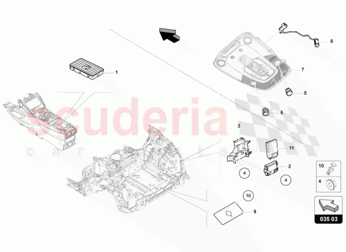 Part Diagram for Lamborghini 4N0035456B