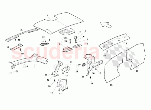 Part Diagram for Lamborghini 429863731