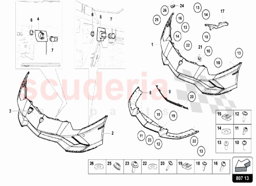 Part Diagram for Lamborghini 470919292B