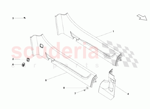 Part Diagram for Lamborghini 400853373C