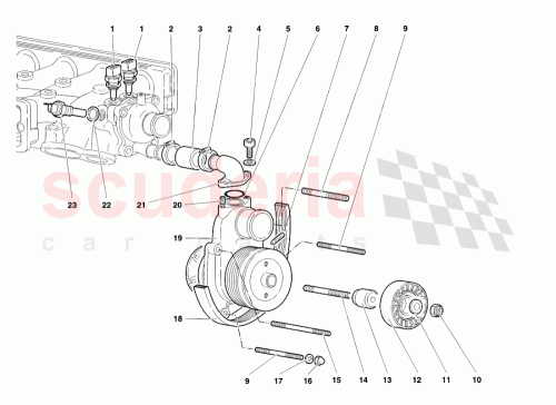 Part Diagram for Lamborghini 001237082