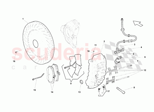 Part Diagram for Lamborghini 400615301B