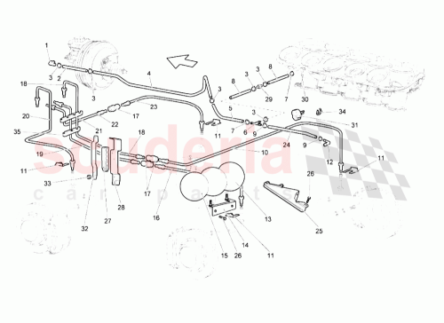 Part Diagram for Lamborghini 400611937C