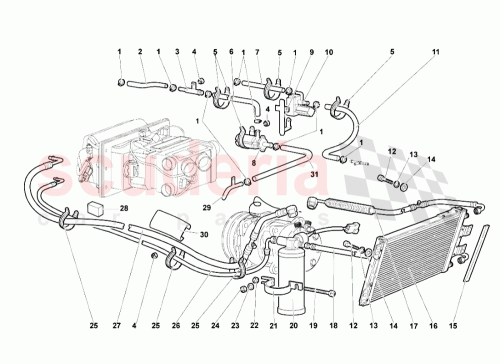 Part Diagram for Lamborghini 008832003