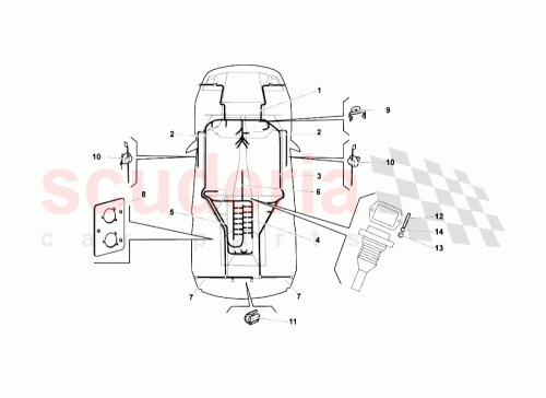 Part Diagram for Lamborghini 410971174J