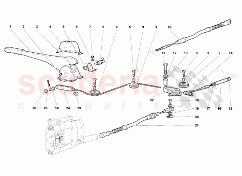 Part Diagram for Lamborghini 003332751