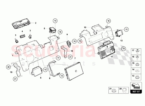 Part Diagram for Lamborghini 470959433C
