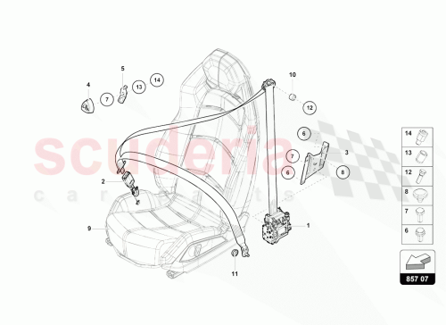 Part Diagram for Lamborghini 471857706BV04