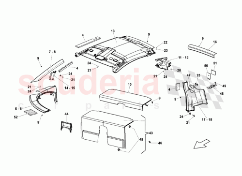 Part Diagram for Lamborghini 408867288D
