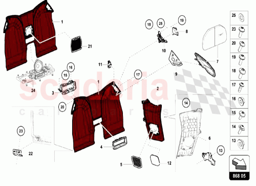 Part Diagram for Lamborghini N90780904