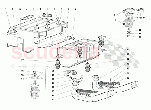 Part Diagram for Lamborghini 004434877