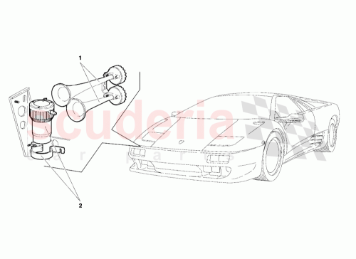 Part Diagram for Lamborghini 005931906