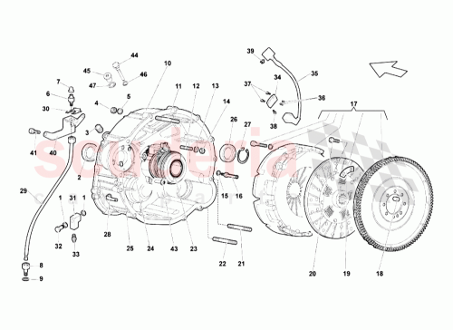 Part Diagram for Lamborghini 07M105269
