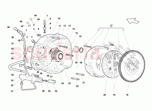 Part Diagram for Lamborghini 410721462B
