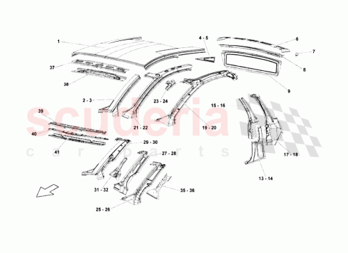 Part Diagram for Lamborghini 418845425