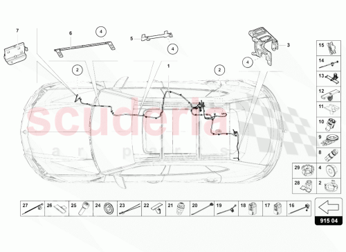 Part Diagram for Lamborghini WHT006925