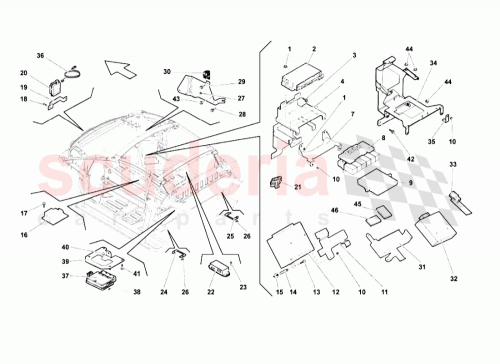 Part Diagram for Lamborghini 400907279