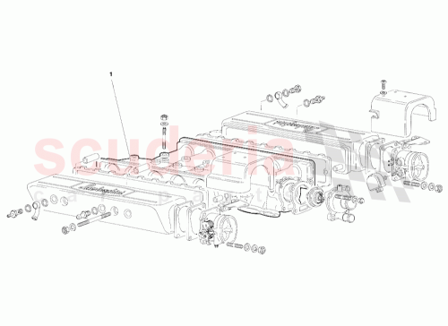Part Diagram for Lamborghini 001337815