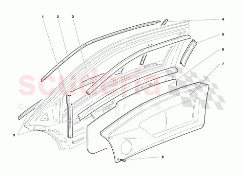 Part Diagram for Lamborghini 009421557