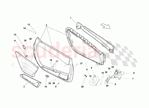 Part Diagram for Lamborghini 400867195D