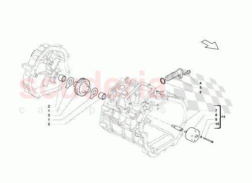 Part Diagram for Lamborghini 086315123