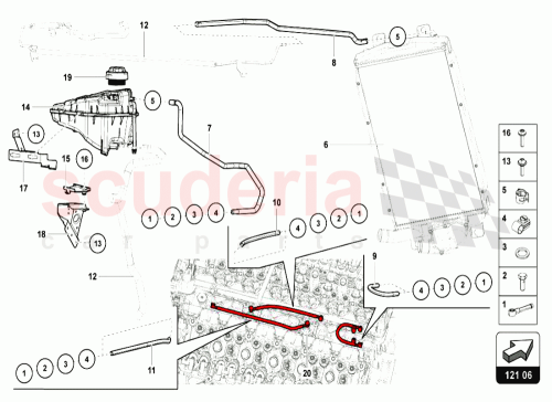Part Diagram for Lamborghini 07M121397A
