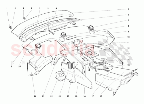 Part Diagram for Lamborghini 009914303