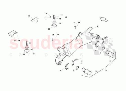 Part Diagram for Lamborghini 400253323A