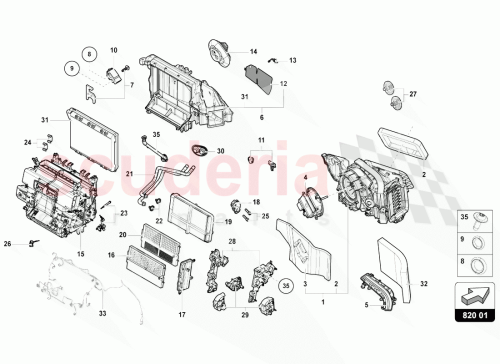 Part Diagram for Lamborghini 4M0819439B