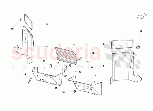 Part Diagram for Lamborghini 402864420B