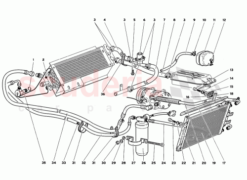 Part Diagram for Lamborghini 004535412