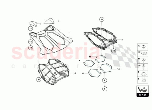 Part Diagram for Lamborghini 475827631