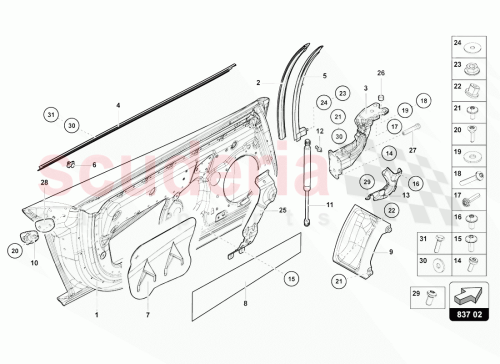 Part Diagram for Lamborghini N10854301