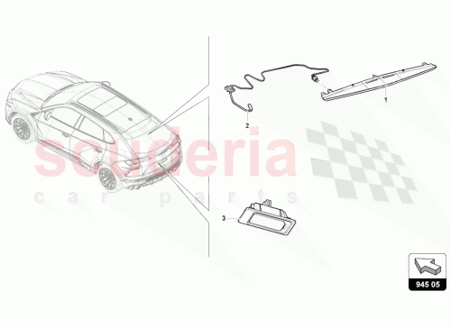 Part Diagram for Lamborghini 4ML971170