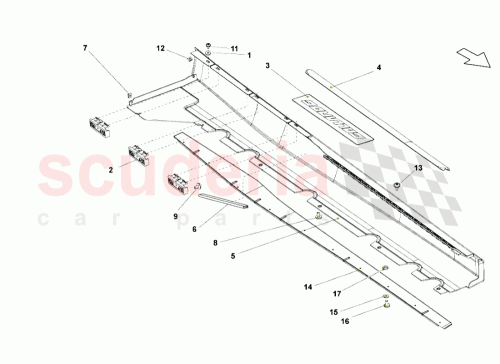 Part Diagram for Lamborghini 407845202