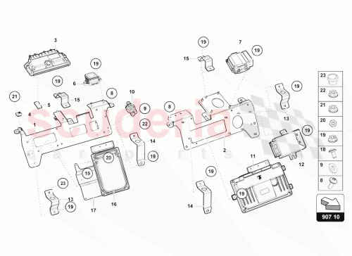 Part Diagram for Lamborghini 470907376E