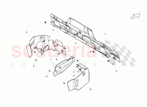 Part Diagram for Lamborghini 407825733A
