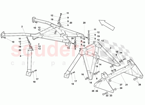 Part Diagram for Lamborghini 008201035