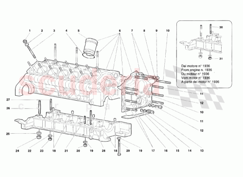 Part Diagram for Lamborghini 008300904