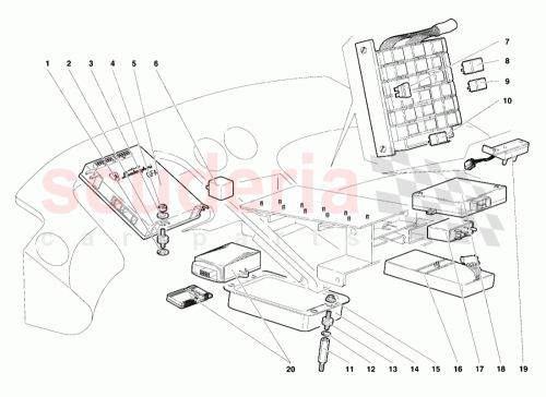 Part Diagram for Lamborghini 006133372