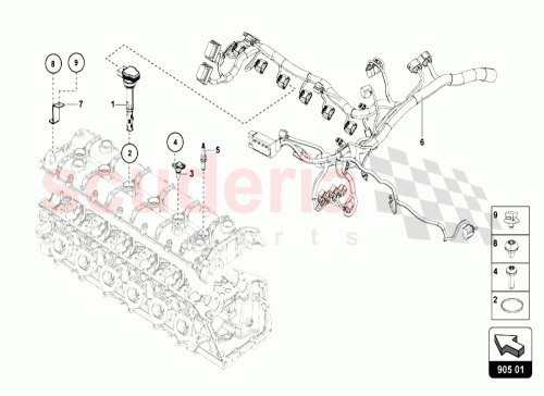 Part Diagram for Lamborghini 470971072G