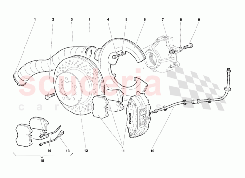 Part Diagram for Lamborghini 003136086