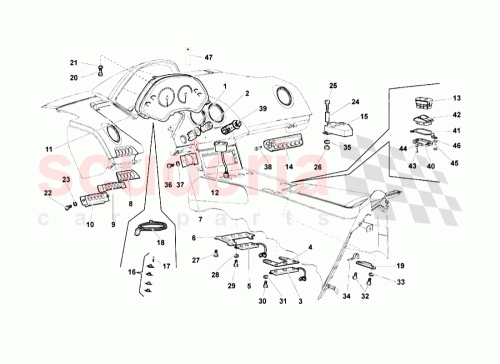 Part Diagram for Lamborghini 414941567A