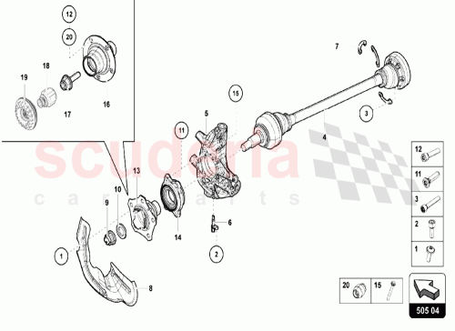 Part Diagram for Lamborghini 470501652E