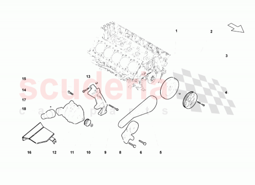 Part Diagram for Lamborghini 07L903137C